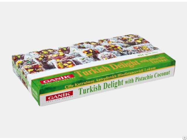 Double Roasted Turkish Delight With Pistachio Coconut 454 G