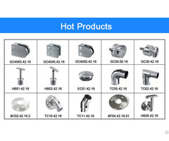 Stainless Steel Glass Clamp Handrail Fitting Balustrade Railing System