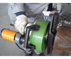 Pipe Prefabrication Internal Expansion Handheld Bevel Machine