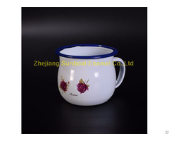 Enamel Milk Cup 8 8cm