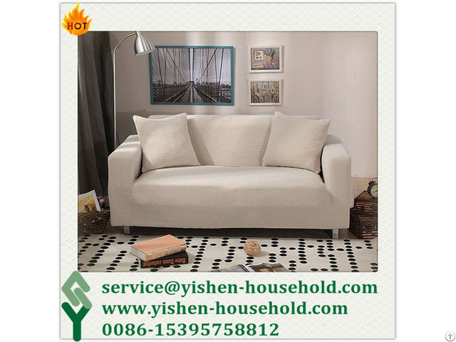 Yishen Household No Moq Spandex Knitted Slipcover Madison Sofa Cover