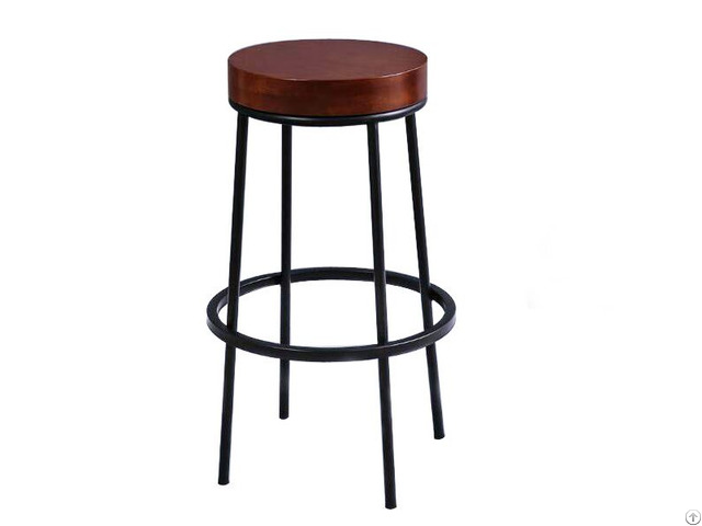 China New Design Factory Price High Quality Brown Counter Height Bar Stool