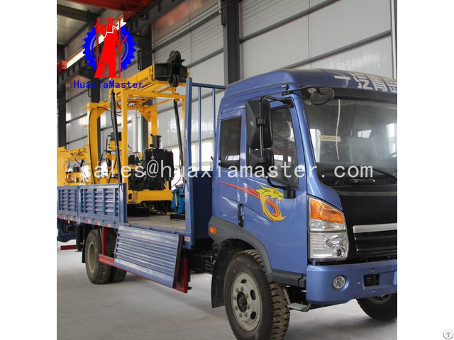 Xyc 3 Vehicle Mounted Hydraulic Core Drilling Rig For China