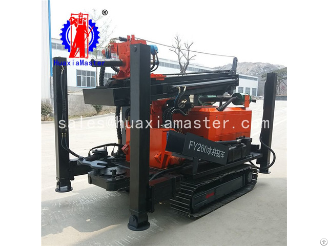 Fy260 Crawler Pneumatic Water Well Drilling Rig Manufacturer For China