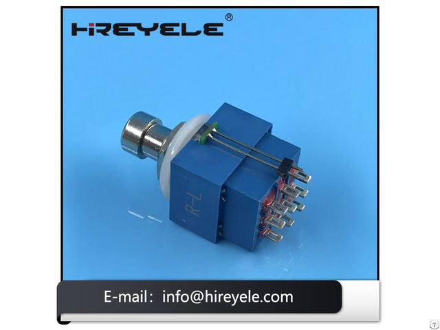 Hot Selling 9 Pins Latching Blue Illuminated Footswitch True Bypass