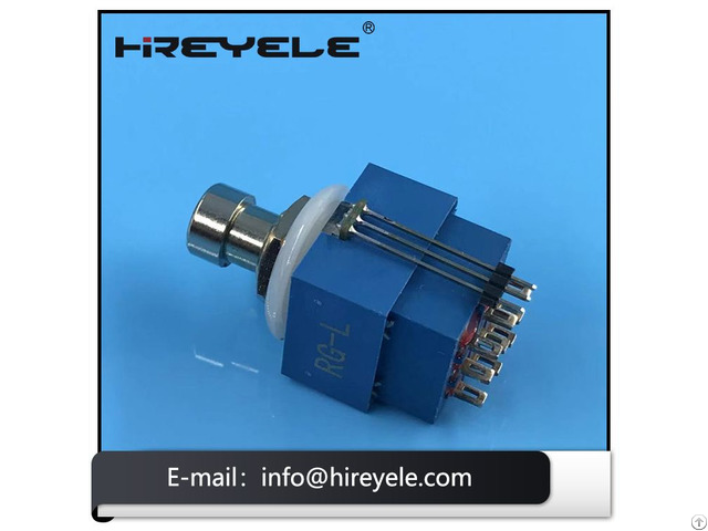 High Quality 9pin Bi Colour Illuminated Foot Pedal Switch