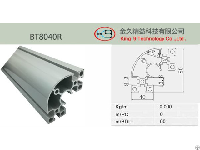 Corner Aluminum Profile Bt8040r