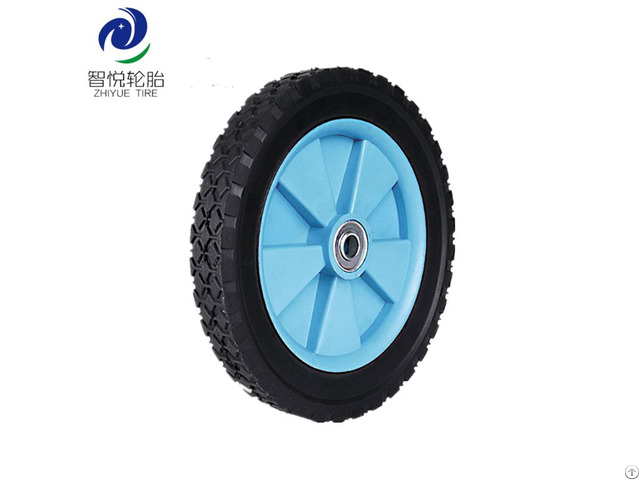 Ten Inch Solid Rubber Plastic Wheel For Generator Pressure Washer Dehumidifier Wholesale