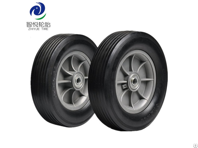 Ten Inch Solid Rubber Wheel For Generator Pressure Washer Hand Cart Wholesale