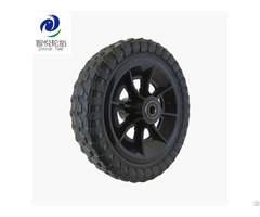 High Quality Ten Inch Semi Pneumatic Rubber Wheel For Lawn Mower Trolley