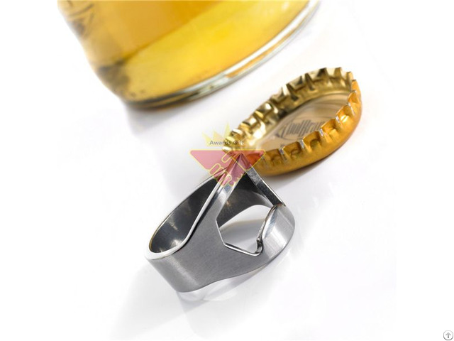 25mm Stainless Steel Ring Bottle Opener