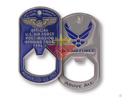 Us Air Force Dog Tag Bottle Opener