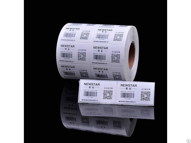 Self Adhesive Packaging Roll Sticker Custom Direct Thermal Paper Labels 60 X 40mm