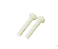 Plastic White Color Round Nylon Screw