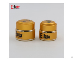 Gold Mini Glass Uv Gel Jar For Cosmetic Packaging