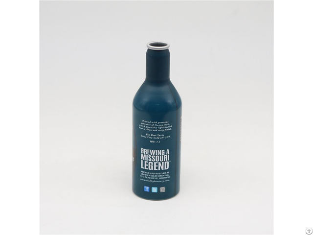 Wholesale 250ml 350ml 430ml New Aluminum Beer Bottle With Crown Cap