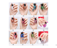 Metallic Nail Polish Magic Mirror Effect 12 Colors