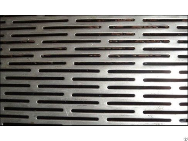 Slotted Hole Perforated Sheet