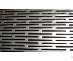 Slotted Hole Perforated Sheet