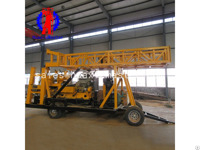 Xyx 44a Wheeled Hydraulic Core Drilling Rig Machine Manufacturer For China