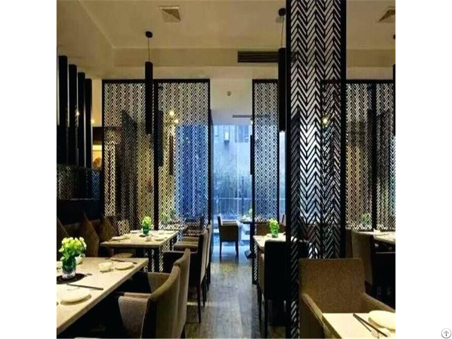 Decorative Divider Panel And Stainless Steel Screen