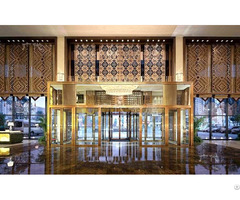 Modern Decorative Metal Hotel Door