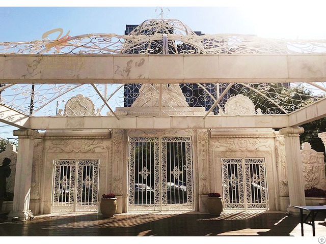 Marble Gallery Long Corridor Gazebo For Wedding