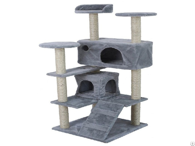 Luxury Pet Climbing Scratcher Post Cat Tree House Condo