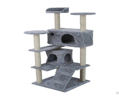 Luxury Pet Climbing Scratcher Post Cat Tree House Condo