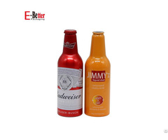 Wholesale 250ml 350ml New Aluminum Beer Bottle With Crown Cap