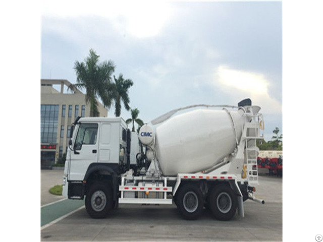 China Cnhtc Chassis 7cbm Concrete Mixer Truck For Sale