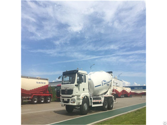 Shacman Chassis Vietnam 10cbm Concrete Mixer Truck With Pump