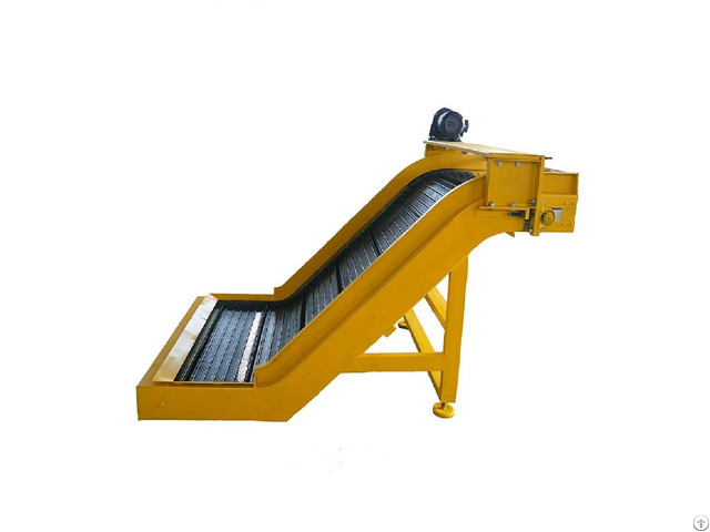 Steel Hinged Belt Chips Conveyor