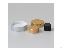 Wide Mouth 90mm Rose Gold Metal Aluminum Cosmetic Lid