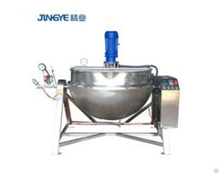 Sauce Tilting Type Quail Egg Boiling Machine Double Jacket Sandwich Pot For Food