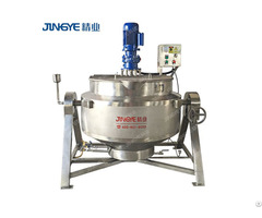Jam Boiled Pot Double Layer Jacket Boiling Cook Pan Tilting Agitation Sandwich Boiler Kettle