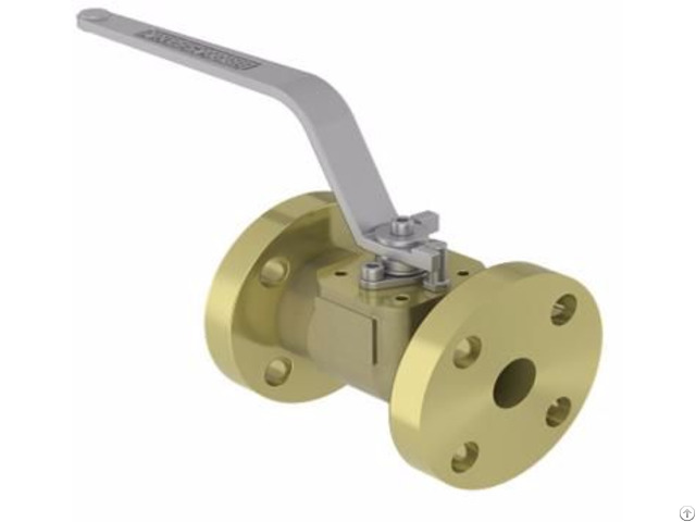 Brass 2 Piece Side Entry Floating Ball Valve