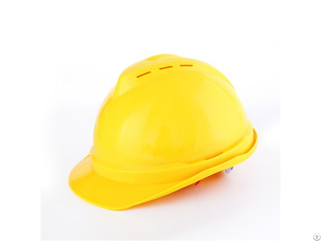 Pe Materials V Type Cheap Construction Comfortable Hard Hat For Workers