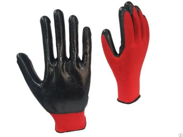 High Quality Factory Price Black Nitrile Gloves For Machinery Maintenance Wholesale