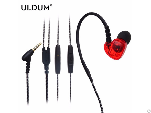 Waterproof Or Sweatproof Volume Control Strong Bass Driver Stereo Sound Earphone For Iphone