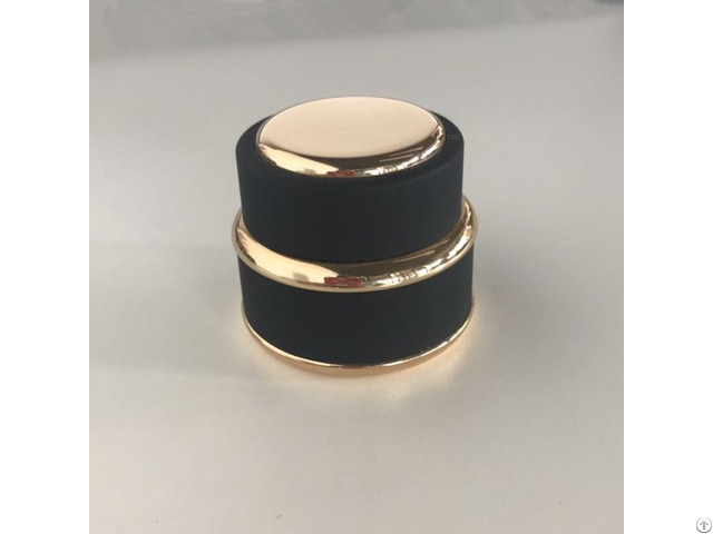 Plastic Cosmetic Jar Matte Black For Body Butter In Stock