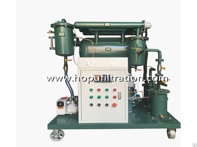 Single Stage Vacuum Transformer Oil Purifier
