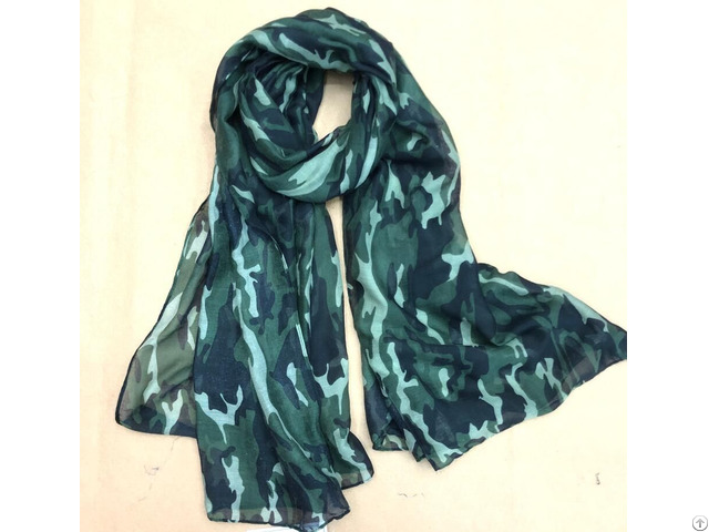 Summer Camouflage Printed Scarf