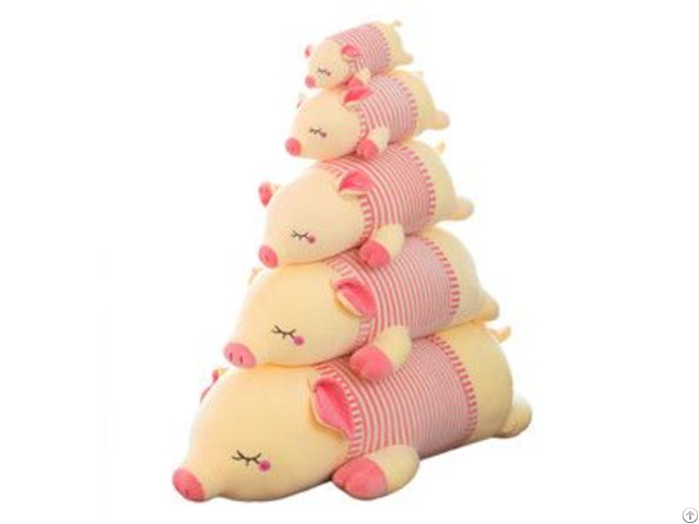 Wholesale Pig Plush Toy Cute Pink Doll Pillow Birthday Gift