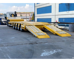 Ozdemirsan 4 Axle Lowbed Semi Trailer Yellow