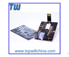 Full Color Printing Plastic Credit Card Pen Drive