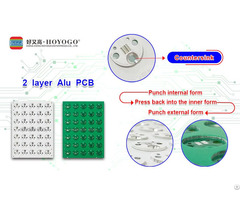 Hoyogo 2 Layer Countersunk Alu Pcb