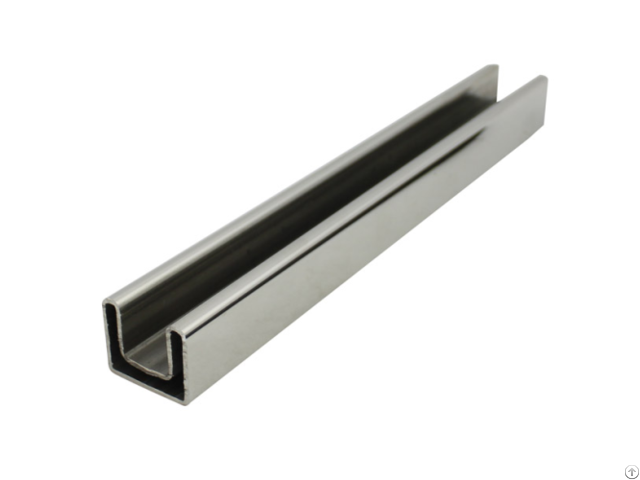 Stainless Steel Single Slot Rectangular Tube