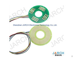 High Speed 360 Rotating Electric Pcb Pancake Slip Ring Ultra Thin 6mm Pancace Slipring 12 Circuits