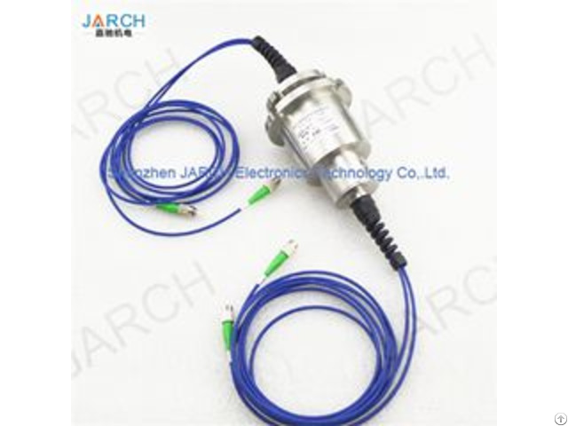 Ip54 Ip66 Ip68 Double Channel Forj Fiber Optic Rotary Joint Cable Slip Ring